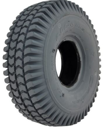 4.00 x 4 Block Pattern Grey Tyre